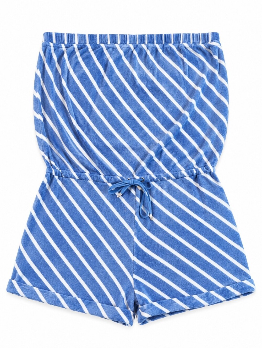 Juicy Couture VINTAGE Blue and White Striped Romper Y2K WORN 3 TIMES!